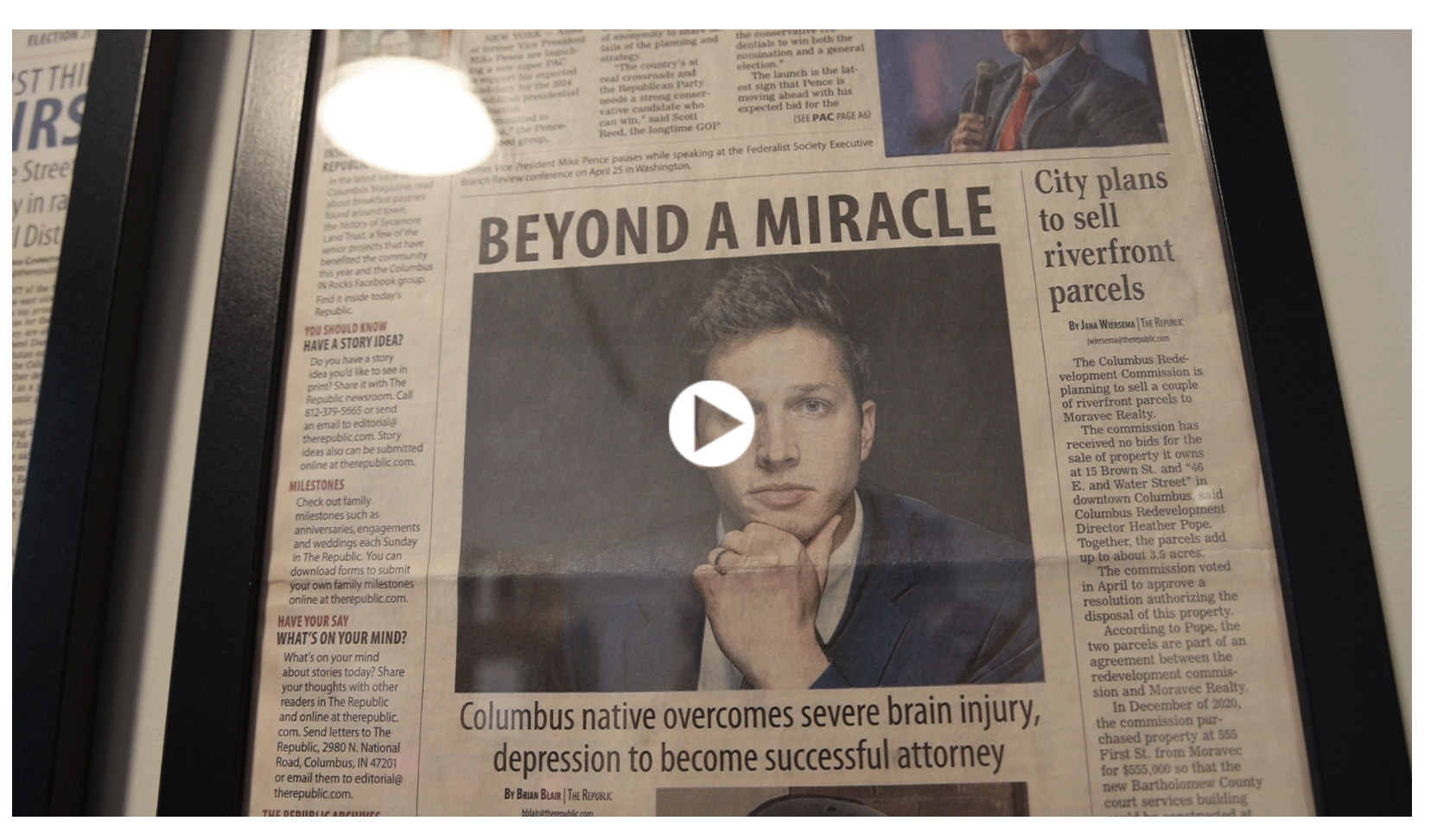 Indiana University Documents TBI Love Story